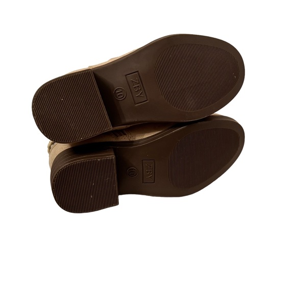 ZBY Animal Print Band Bow Round Toe Chunky Block Heel Shoe Size 10 NWOT - Picture 6 of 6